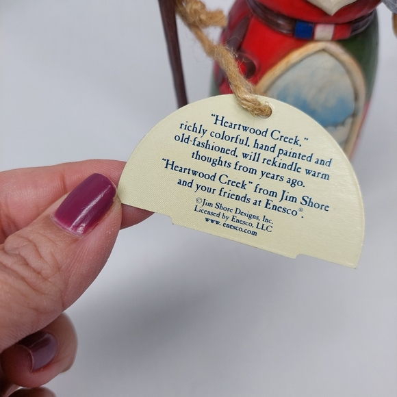 Jim Shore Heartwood Creek Bonjour And Merry Christmas French Santa 2013 - Picture 4 of 10